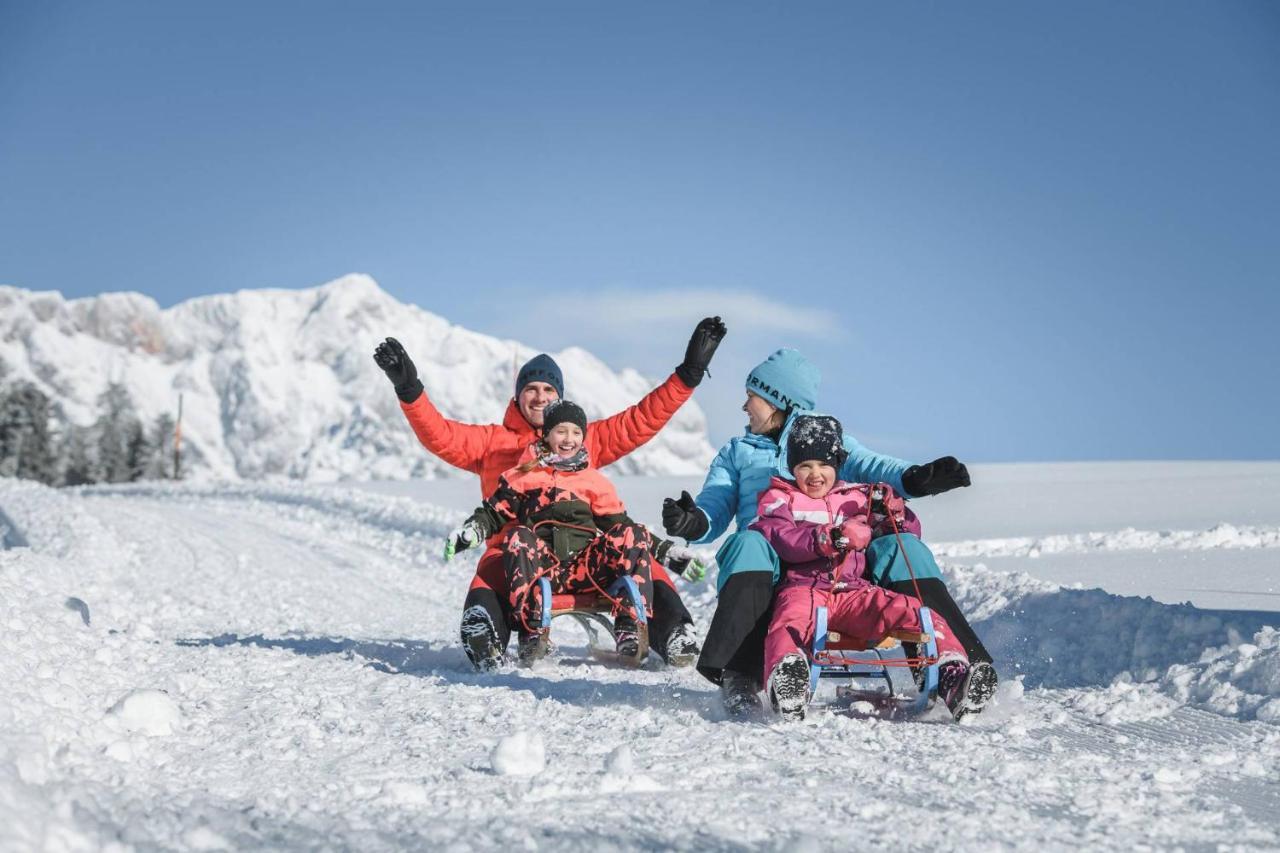 Pension Berghof Maria Alm am Steinernen Meer Bagian luar foto